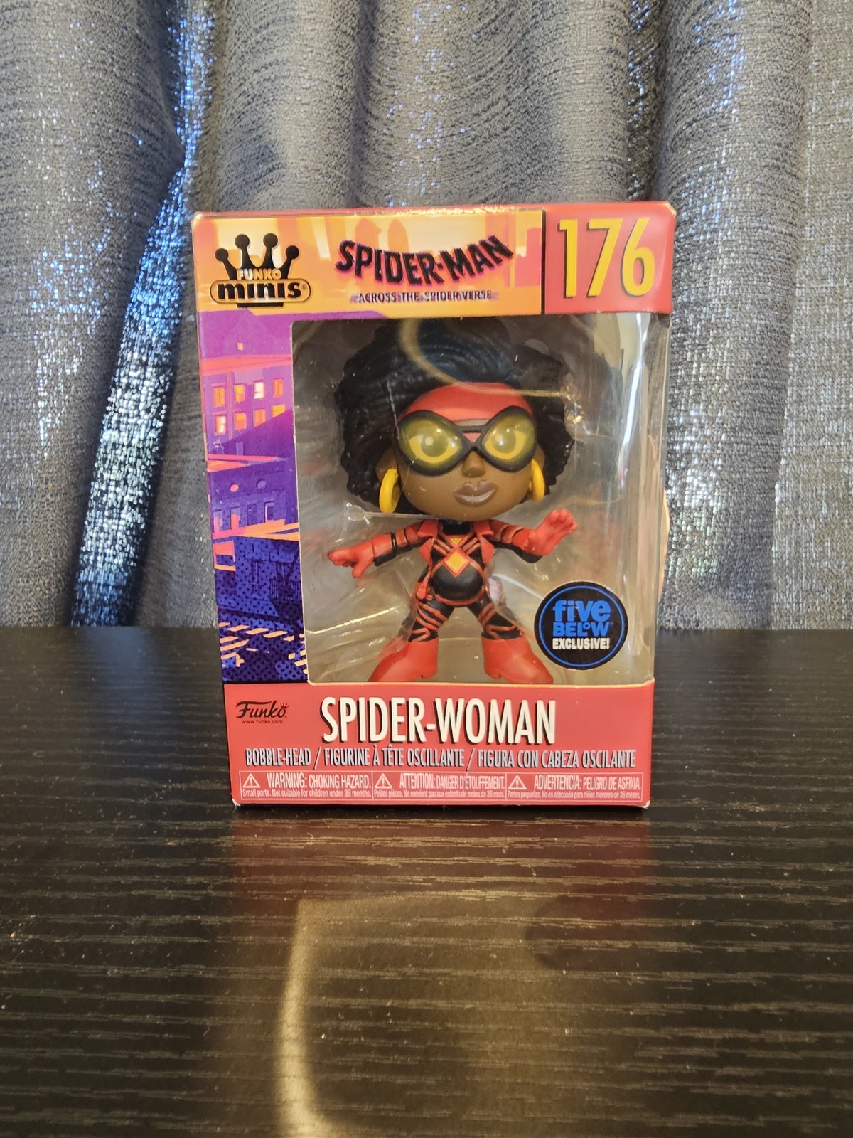 Spider-Man Across The Spider-Verse Spider Woman Bobble-Head Figure - $15.00