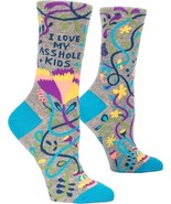 Blue Q Women&#39;s Funny Crew Socks I Love my A**hole kids Sock Womens size ... - $18.98 CAD