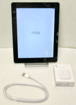 APPLE A1458 iPad 4th Gen 9.7&#39; 16GB Wi-Fi - Black - MD510LL/A - $34.19