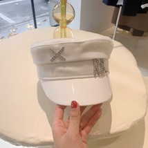 USPOP New Women Hats Crystal baker boy hat  Newsboy Caps Female Flat Mil... - £68.11 GBP