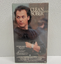 Clean and Sober VHS Movie 1989 Warner Home Video - Michael Keaton - Sealed! - £17.71 GBP