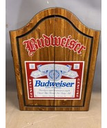 Vintage Budweiser Dartboard Cabinet Game Room Bar Man Cave Shelf Dart Bo... - $2,215.24 MXN