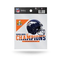 Denver Broncos Super Bowl 50 Champions Reusable Static Decal Sticker! - £6.02 GBP