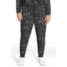 Athletic Works Black Gray Camo Women&#39;s Soft Jogger SweatPants XL NEW - $9.50
