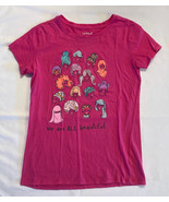 Girl&#39;s pink tee shirt We Are All Beautiful size L 10-12 Cat &amp; Jack - $4.08 CAD