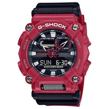 Casio Men&#39;s G-Shock Analog-Digital Resin Red Resin Strap Watch GA900-4A - £89.66 GBP