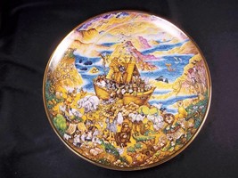 Two by Two Bill Bell porcelain collector plate Franklin Mint Ltd Ed gold... - $13.25