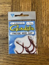 Gamakatsu Finesse Wide Gap Hook Size 3/0 - £6.21 GBP