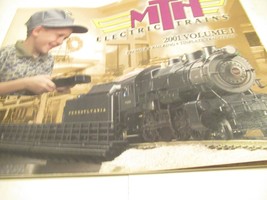 MTH TRAINS - 2001 VOLUME 1 FULL COLOR CATALOG- CREASED- W23 - $2.80