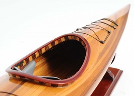 Rich Cedar Kayak Model Sculpture - $989.38 CAD
