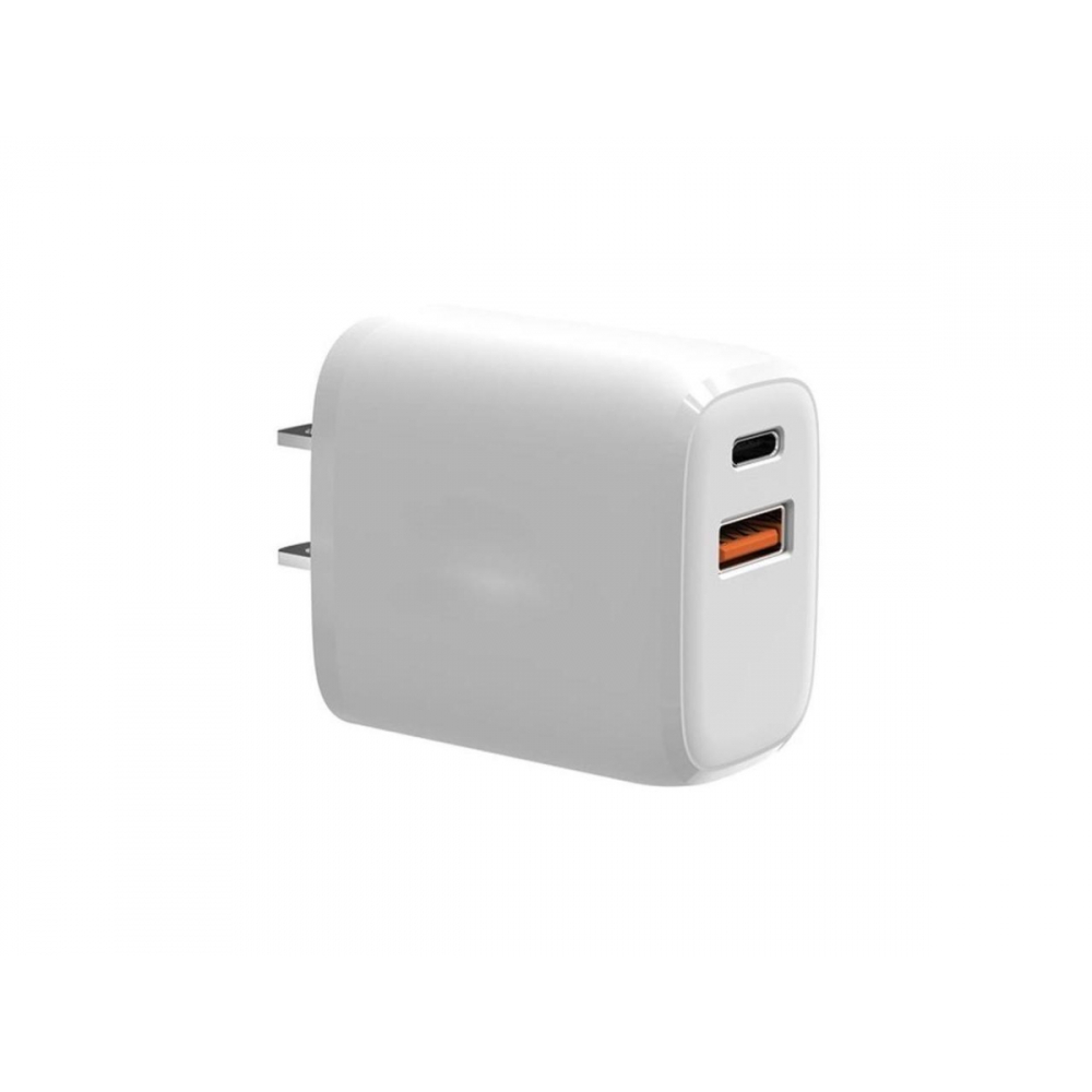 4xem 4XPOWERAC 2PORT 38W WALL CHARGER 1X USBC 1X USBA PORTS WHITE - $41.83