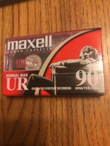 Maxell 90 Minute Audio Cassette Tapes - Normal Bias UR - Brand New - $7.96