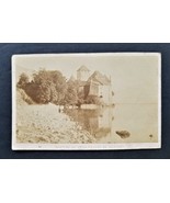 1860s antique HOTEL CHATEAU de CHILLON CDV PHOTOGRAPH geneve garcin phot... - £97.07 GBP