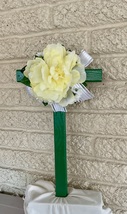 Cemetery, flowers for grave, grave decoration, cross for grave, memorial... - $26.00