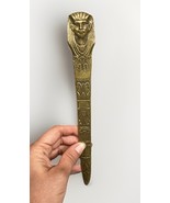 Vintage Brass Pharaoh Letter Opener - 9”L - $275.67 MXN