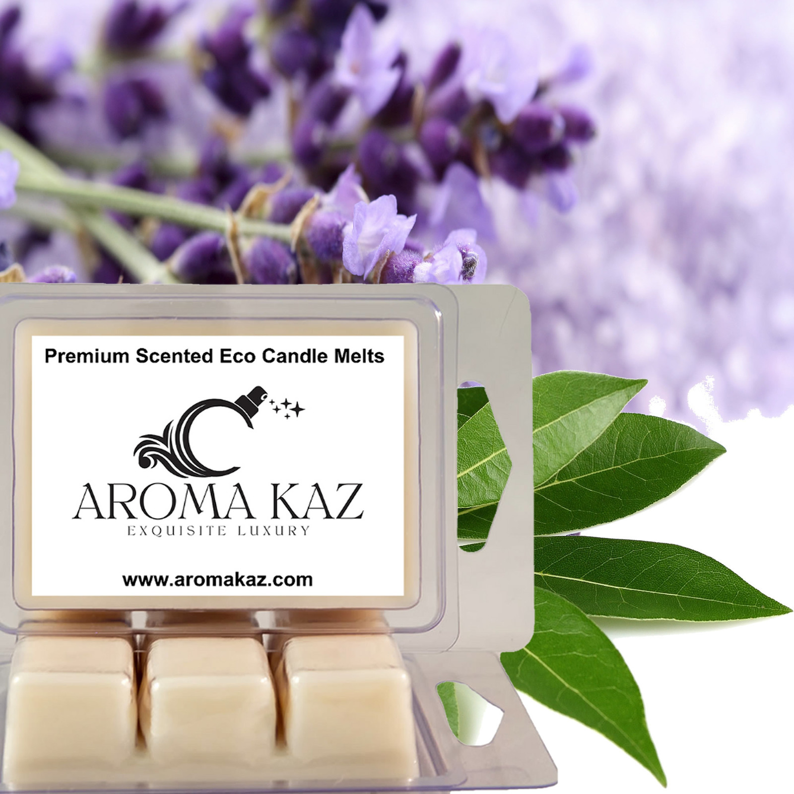 Eucalyptus & Lavender Scented Candle Melts X Strong 80hr Clam Packs