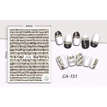 Nail Art 3D Decal Stickers Snake Skin Protective Color CA131 - £2.68 GBP