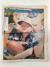Dallas Cowboys Weekly Newspaper August 1 1998 Vol 24 #7 Bill Bates 217 Games - £10.46 GBP