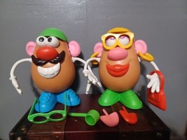 Vintage Mr. And Mrs. Potato Heads (1985)Hasbro/ Playskool Accessories Lot(25) - $19.24