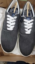 Chaps Mens Canvas Lace Up Shoes Size 12M Color Charcoal - $29.69