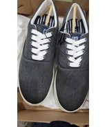 Chaps Mens Canvas Lace Up Shoes Size 12M Color Charcoal - $542.28 MXN