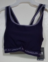 Under Armour Women&#39;s Medium Support Crossback Sports Bra Purple - £16.70 GBP