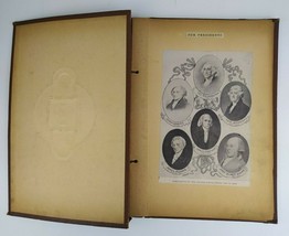 1940s Student Project / Report / Scrapbook US Presidents Washington to R... - £34.99 GBP