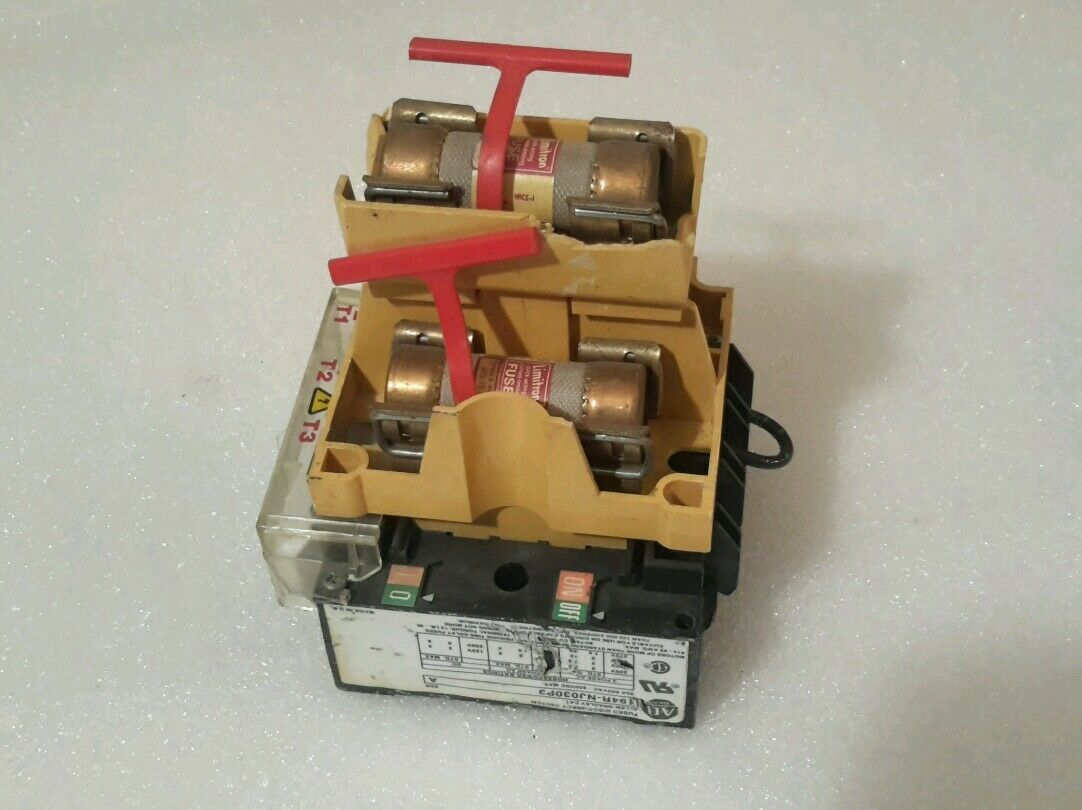 ALLEN BRADLEY 194R-NJ030P3 FUSE DISCONNECT SWITCH 30A 600 VAC $39 - $44.60