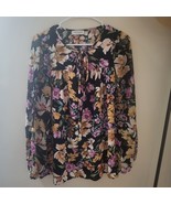 First Love Floral Blouse Size M Nwot - $548.99 MXN