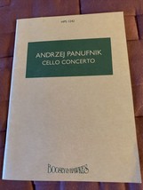 Andrzej Panufnik:Cello Concerto, Pocket Score,7x5, 1993 - £43.94 GBP