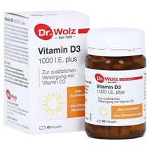 Vitamin D3 1,000 IU Plus Dr Wolz Capsules 60 pcs - £50.57 GBP