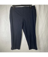 CHICO&#39;S Pants Women&#39;s Size L 2 Blue Cotton Blend Denim Crop Capri Jeans ... - $201.62 MXN