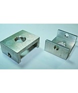 QTY6 SMALL ALUMINUM U- MOUNT SUPPORT SWITCH  FITTING HOLDER 1X1.25&quot;X1/2&quot;... - £19.65 GBP