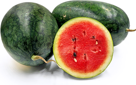 10 Original Packs, Long Black Sweet Juicy Watermelon, Great Summer Fruits for On - £23.72 GBP