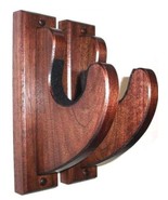 Walnut Wood Gun Rack Hangers Antique Rifle Shotgun or Sword Common Wall ... - $837.17 MXN