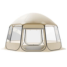 VEVOR Pop up Bubble Tent 15x13.8ft 12-15P UV-Resistant 540° Panoramic View - $214.99