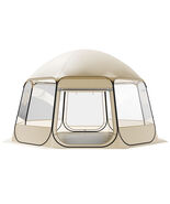 VEVOR Pop up Bubble Tent 15x13.8ft 12-15P UV-Resistant 540° Panoramic View - $214.99