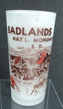 VTG Federal &quot;F&quot; Badlands National Monument South Dakota Frosted Souvenir... - $14.50