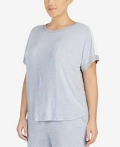 Dkny Plus Size Contrast-Trim Pajama Top  - £17.21 GBP