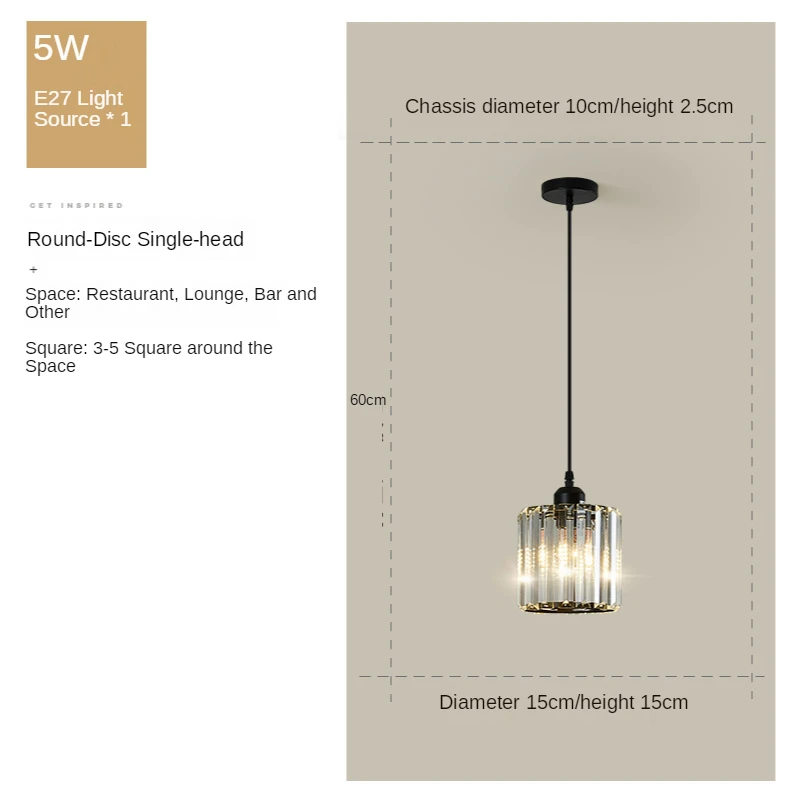 Dining Living Room Hanging Lamp Chandelier Lights  Minimalist Creative Lamps  Cr - £225.41 GBP