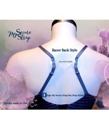 3 pcs. "MySecureStrap" RACER BACK STYLE Bra Strap Holder  * PATENTED *  ... - $23.00