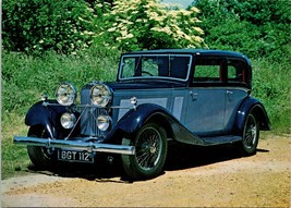 Vintage Talbot 1934 105 Sport Saloon After the Battle London WWII Cars Postcard - £9.66 GBP