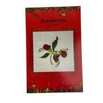 Strawberries by Marnie Ritter Surface Embroidery Kit 3.75x3.75in - $14.80