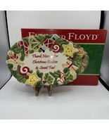 Fitz And Floyd Platter “Thank Heaven For Christmas Cookies &amp; Sweet Tea 1... - £19.58 GBP