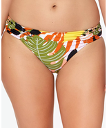 BAR III Jungle Tropical Floral Ruched Bikini Bottoms NWT Medium - £6.05 GBP