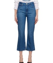 Frame Women&#39;s Le High N Tight Crop Mini Boot Blue Jeans 31 NTW - £84.83 GBP