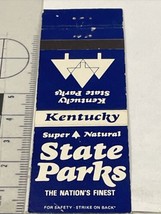 Matchbook Cover  The Nation’s Finest State Parks  Kentucky  gmg Unstruck - £9.89 GBP