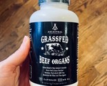 NEW SEALED Ancestral Supplements Grass Fed Beef Organs - 180 Capsules EX... - $27.96