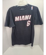 LeBron James Miami Heat 6 Tshirt The Go-To Tee Boys Large Adidas NBA 100... - $4.00