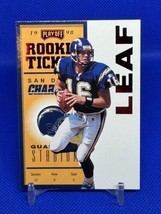 Ryan Leaf &#39;98 Playoff Contenders Red Rookie Ticket Insert Card 95 Washington St. - £3.21 GBP